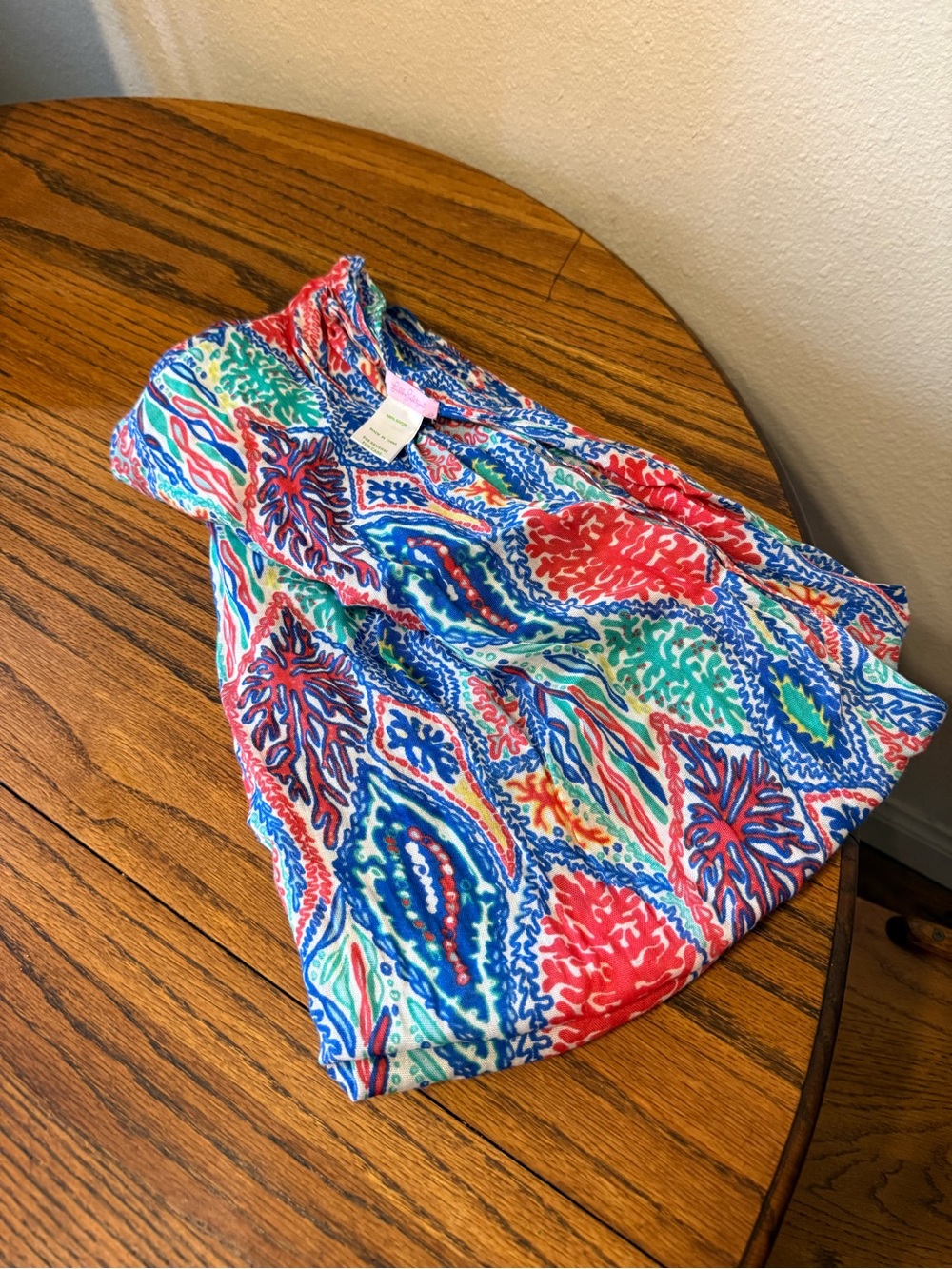 Lilly Pulitzer summer scarf connected wrap new without tags